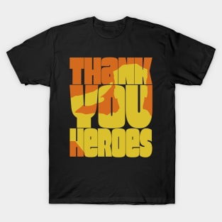 Thank You Heroes Military Salute T-Shirt